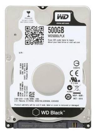 Жорсткий диск для ноутбука 2.5" 500 GB WD (WD5000LPLX)