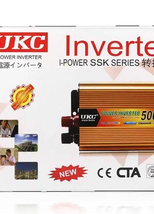 Преобразователь напряжения инвертор AC/DC 500Вт 12В UKC SSK-500W