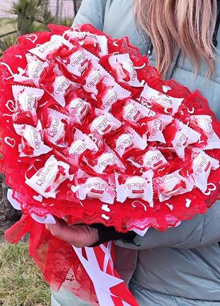 Букет из конфет"raffaello" подарок для девушки или женщины