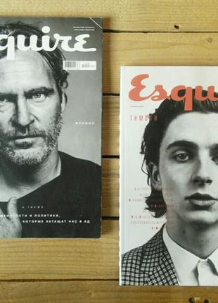 журналы Esquire (Тимоти Шаламе, Хоакин Феникс), журнал Эсквайр