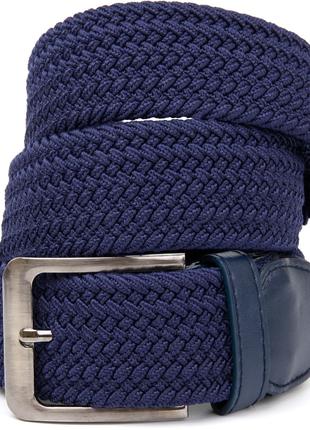 Текстильний ремінь чоловічого класу Vintage 20520 Синій