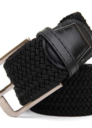 Текстильний ремінь чоловічого класу Vintage 20521 Чорний