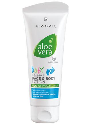 Лагідний лосьйон для обличчя і тіла Aloe Via Aloe Vera Baby