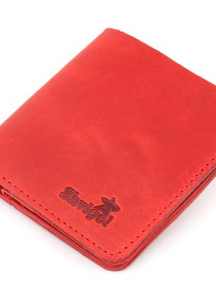 Женское винтажное кожаное портмоне Shvigel 16602 Красный