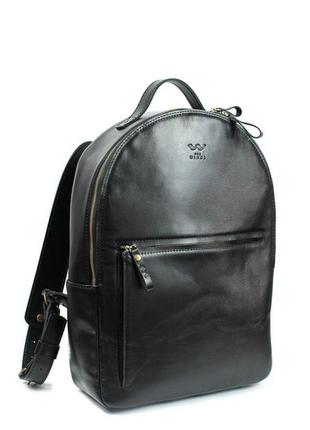 Кожаный рюкзак Groove L черный