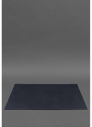 Накладка на стол руководителя - Кожаный бювар 1.0 Темно-синий