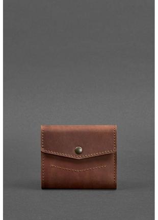 Кожаний гаманець 2.1 світло-коричневий Crazy Horse