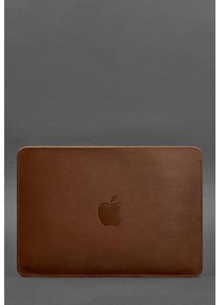 Чехол из натуральной кожи для MacBook 13 дюйм Светло-коричневы...
