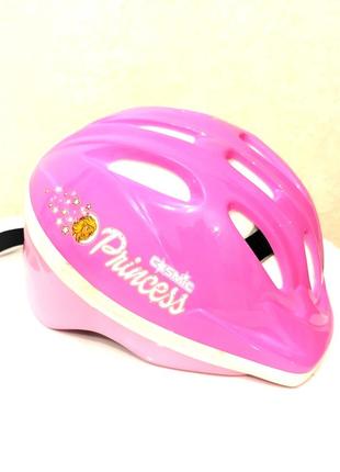 Защитный шлем для девочки. велошлем.