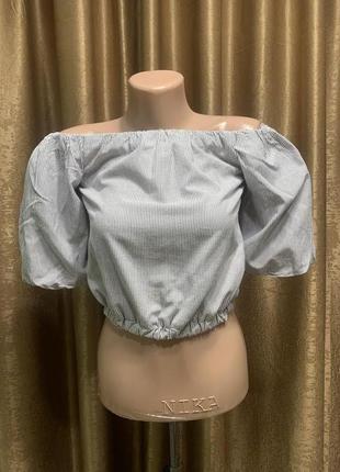 Топ, блузка Miss e-vie з пишними рукавами розмір 9-10 років