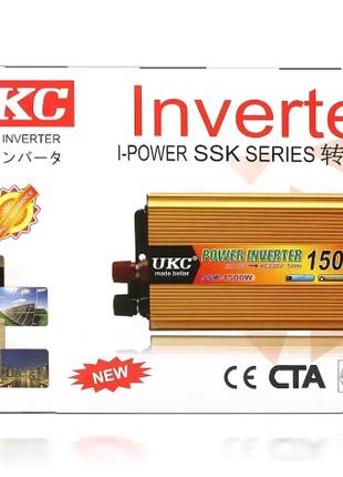 Преобразователь напряжения инвертор AC/DC 1500Вт 12В UKC SSK-1...