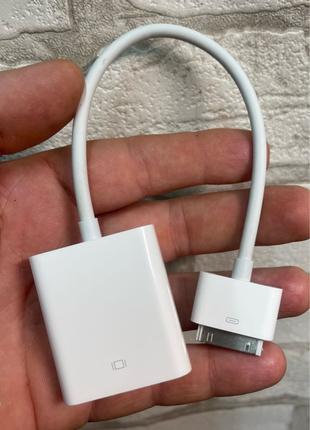 Адаптер 30 Pin to Vga переходник Apple A1368 для iPhone/ iPad