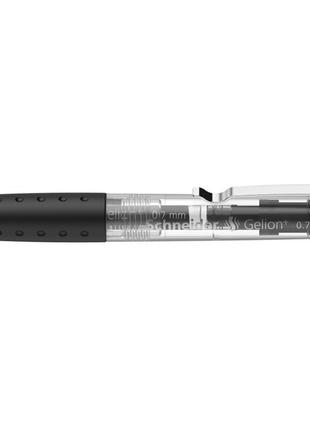 Ручка гелева чорна 0.7 мм, Schneider Gelion+