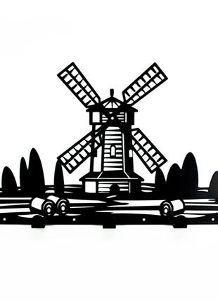 Вешалка настенная Glozis Windmill H-064 46 х 26см