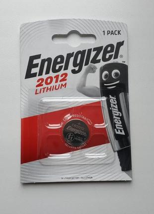 Батарейка литиевая Energizer Lithium CR2012, 3V, блистер 1шт