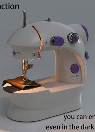 Швейная мини машинка портативная Mini Sewing Machine SM-202A Б/У