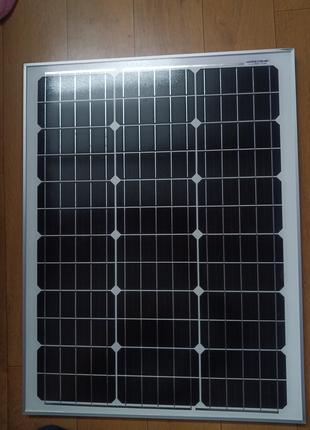 Солнечная панель, Солнечная батарея, Электростанция 50вт 12в