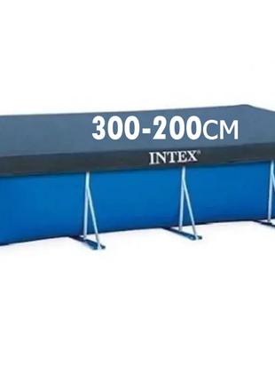 Тент для каркасного бассейна Intex 28038, размер 300-200см