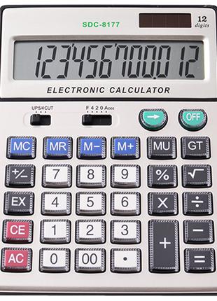 Калькулятор SDC-8177, двойное питание