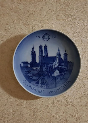 Продам датську, фарфорову тарілку "Олімпіада-Мюнхен 1972 року".