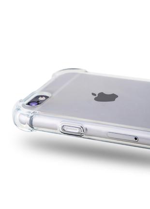 Прозрачный Ударопрочный Чехол HENYOU для iPhone 6 / 6S | Усиле...