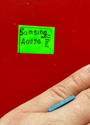 Сім слот лоток sim slot Samsung A022G б/у Оригінал бірюза