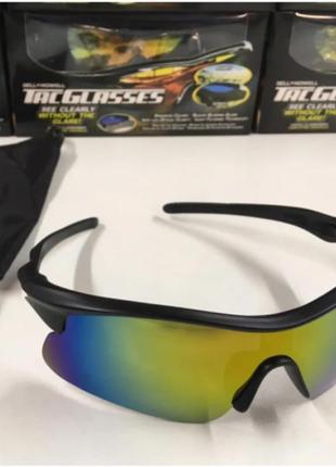 Очки тактические солнцезащитные tag glasses поляризованные ант...