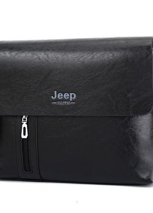 Большая мужская сумка через плечо jeep large