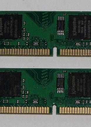 2 x 1 Гб DDR2-667 Kingston (оригинал)