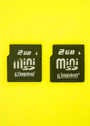 Карта памяти ПРОВЕРЕННЫЕ MiniSD 2 GB Kingston Nokia n73 6288