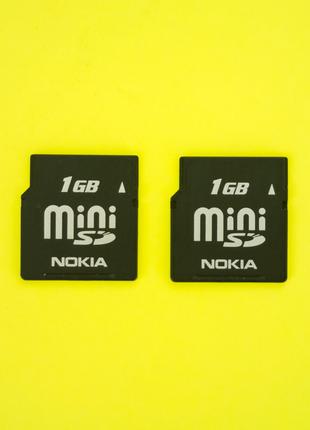 Карта пам'яті ПЕРЕВІРЕНІ MiniSD 1 GB Nokia 6270 6288 n73