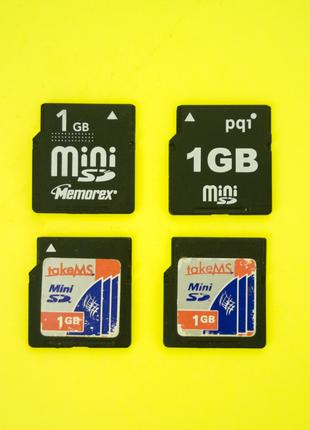 Карта пам'яті ПЕРЕВІРЕНІ MiniSD 1 GB TakeMS PQ1 Nokia 6270 n73