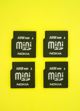 Карта пам'яті ПЕРЕВІРЕНІ MiniSD 128 Mb Nokia 6270 6288 n73