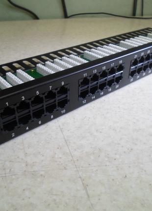 Продам патч панель 50 портов. Telephone Patch Panel.