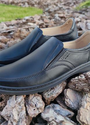 Удобные мужские туфли из натуральной кожи 39 - 45 размер