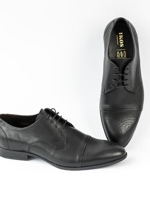 Черные мужские туфли Ikos 41 42 43 44 размер