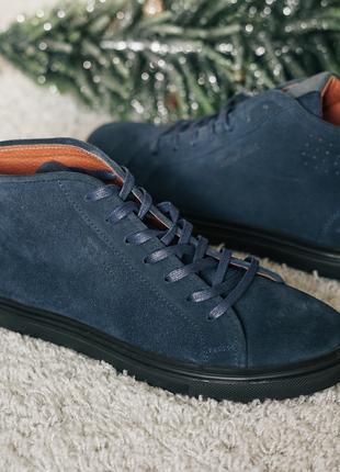 Синие ботинки с кожаной подкладкой Safari 41.5 и 44.5 размер