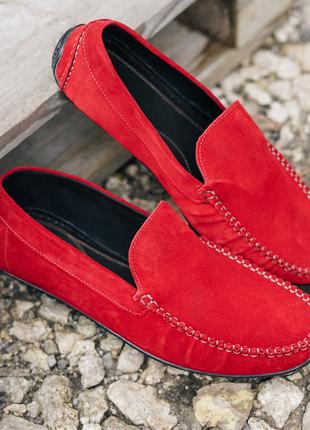 Красные мокасины Prime Shoes 42 размер