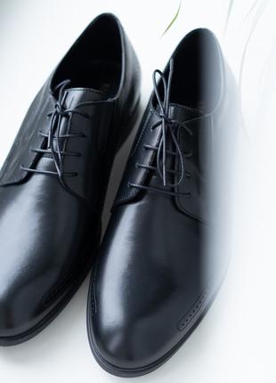 Качественные черные туфли 44 45 размер