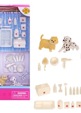 Ігровий набір лялька Кен з тваринами Лікар Ветеринар Defa 8347