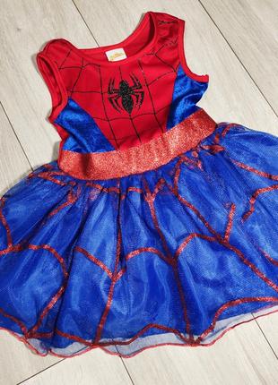Платье спарйдерума спайдермен супергерой spiderman