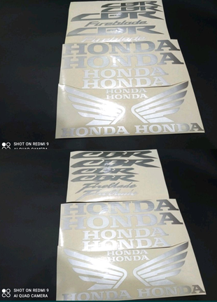 Наклейки на мотоцикл бак пластик honda cbr Хонда цбр