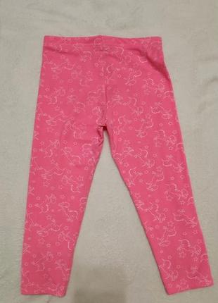Лосины штаны розовые пони единорожка единорог