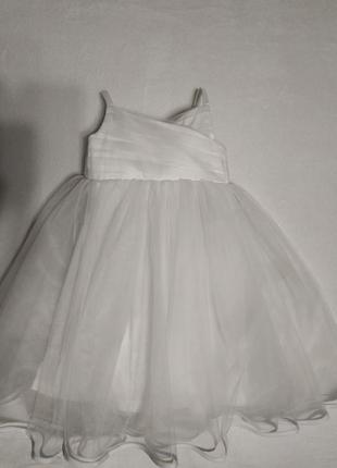 Платье белое для девочки от 1,5 -3 лет