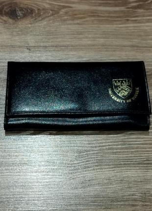 Винтажный кошелёк england genuine leather