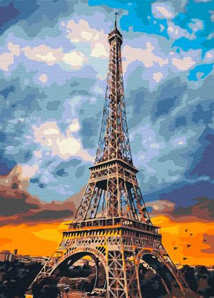 Картины по номерам 40×50 см Пейзаж Парижа. Brushme