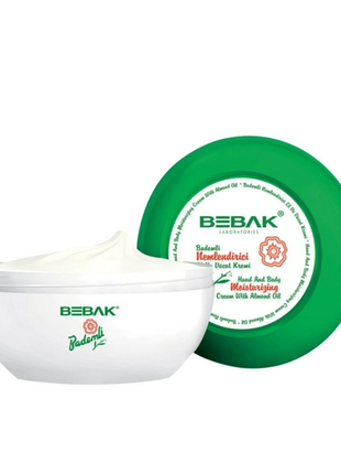 Крем бренда bebak с натуральным маслом миндаля
