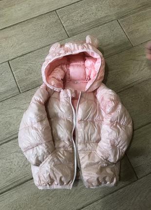 Детская куртка для девочки размер 80