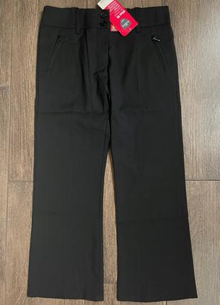 1, Черные школьные брюки на девочку Marks&Spencer; Оригинал Ра...