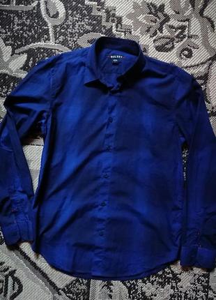 Фирменная английская хлопковая рубашка рубашка wolsey (matalan...
